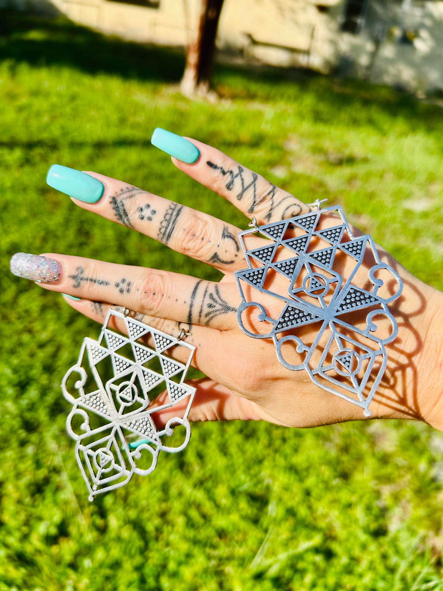 Sacred Geometry Earrings Style A