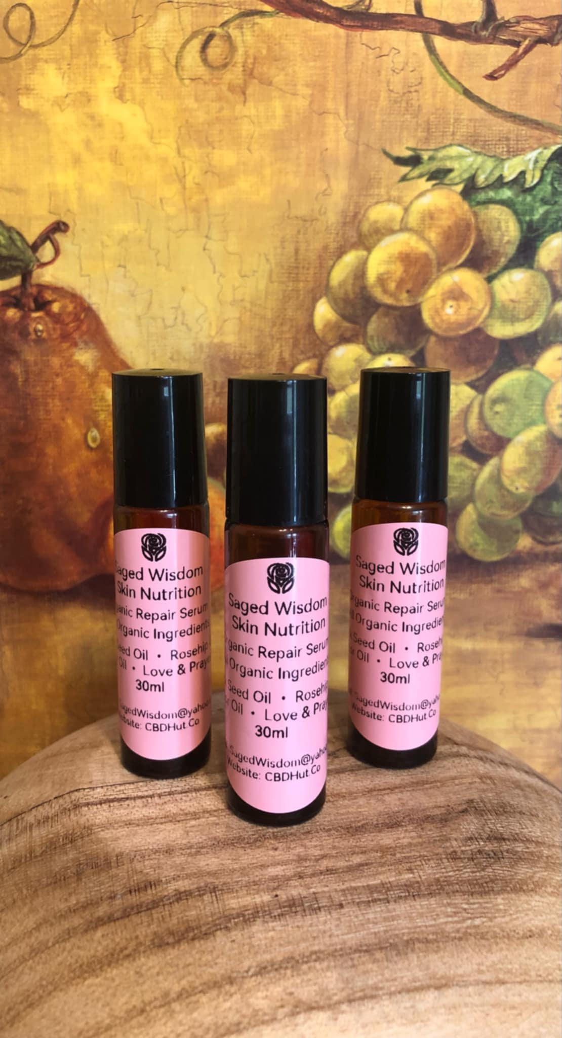 Organic Restore & Repair Serum Roller Bottle