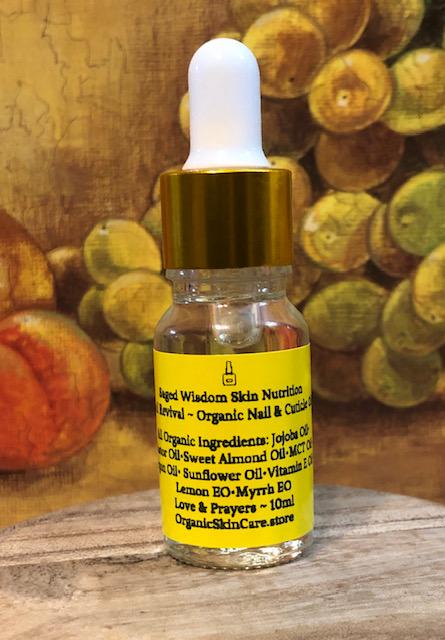 Saged Wisdom Skin Nutrition ~Nail Revival~ Organic Nail & Cuticle Oil ~ 10ml